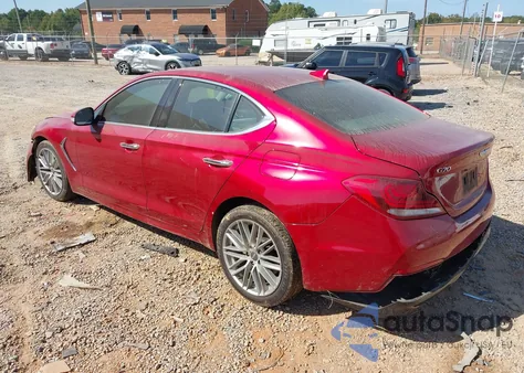 2021 Genesis G70 2.0T Rwd из США, поврежденный, VIN KMTG64LAXMU076561